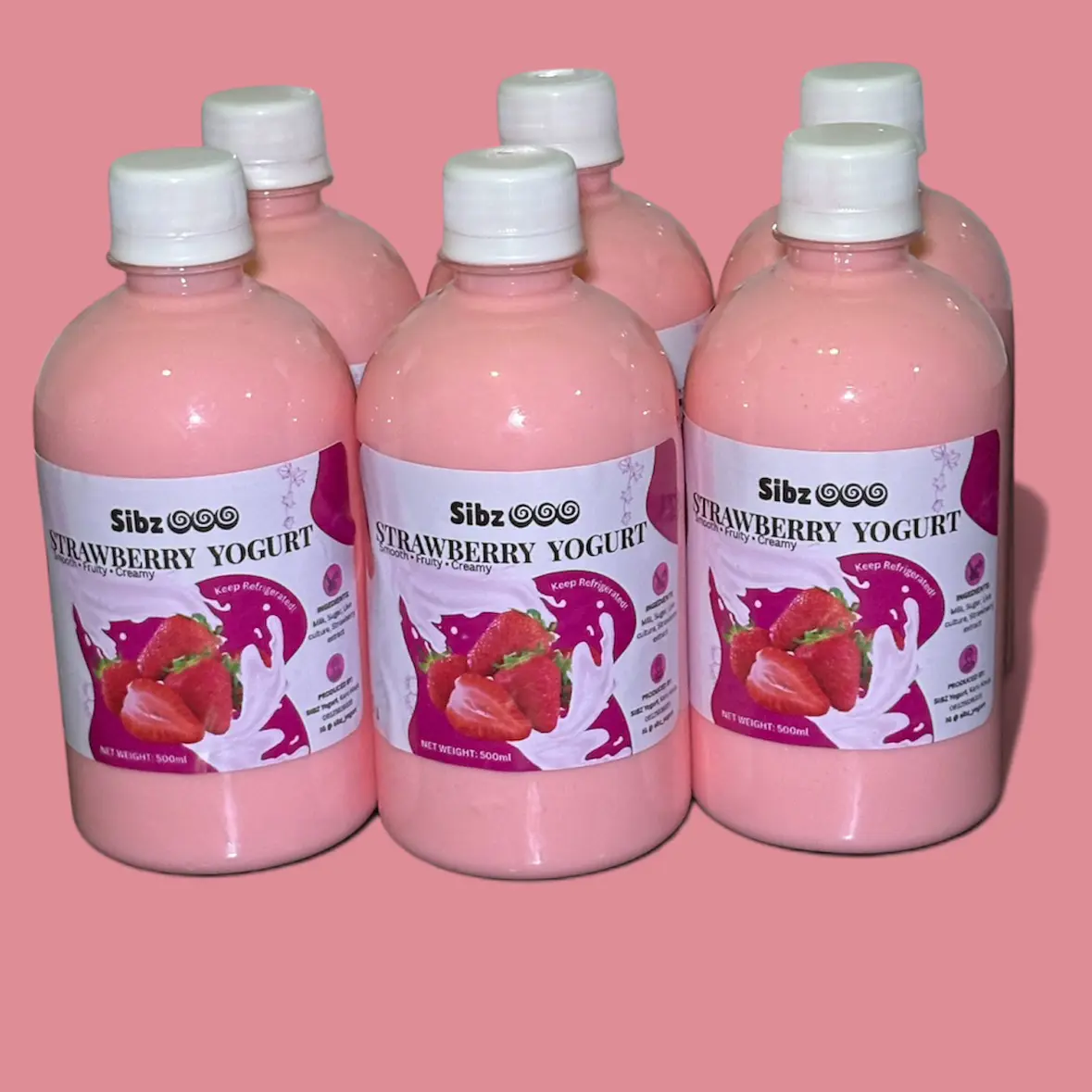Pack of 6 Strawberry